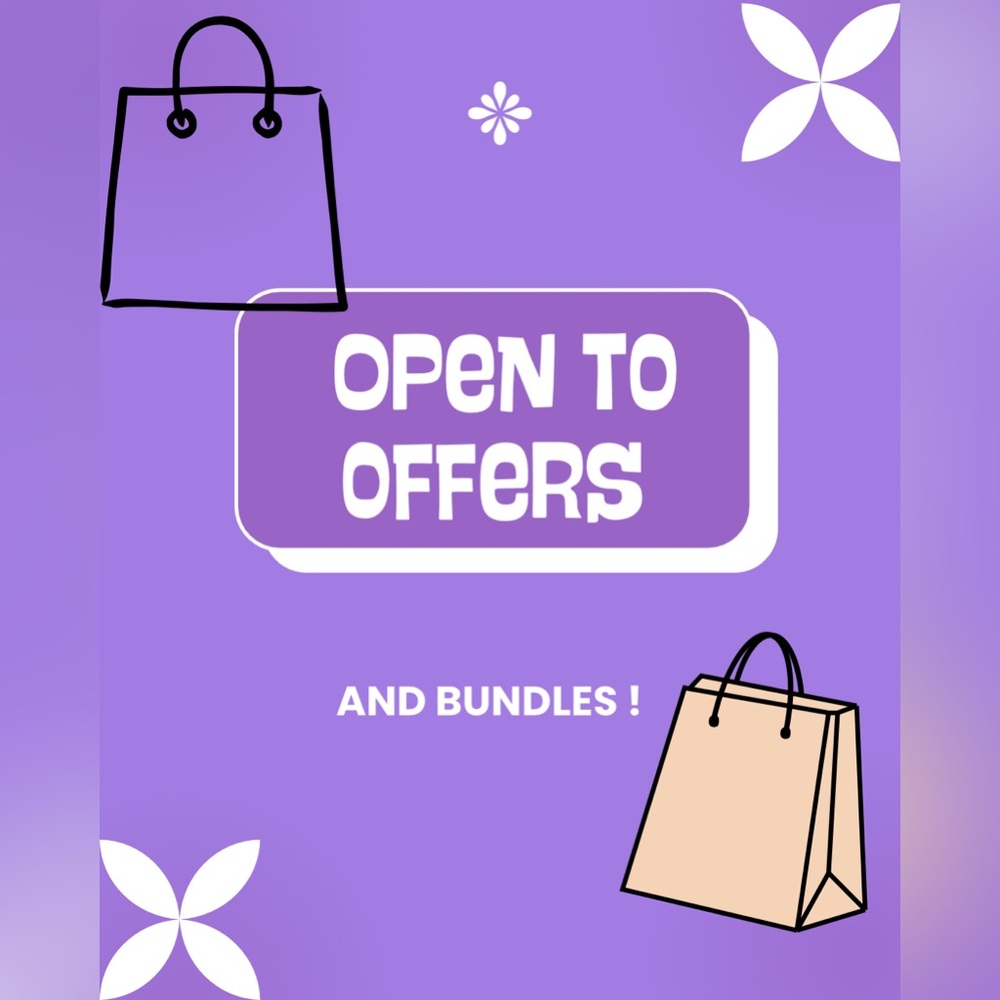 Open to Offers and Bundles Sign